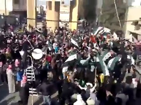 فري برس ريف حلب مارع حلب مظاهرات جمعة الجامعة العربية تقتلنا 16 12 2011