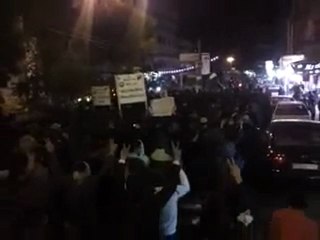 فري برس   ريف دمشق زملكا أضراب الكرامة  مظاهرة 17 12 2011