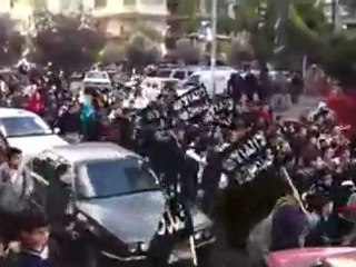 فري برس   مظاهرة طلاب طرابلس الشام السبت في 17 12 2011 ج2