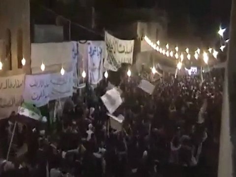 فري برس مسائية باباعمرو لا إله إلا الله والأسد عدو الله 18 12 2011