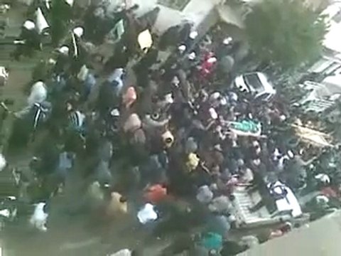 فري برس حمص الوعر تشييع الشهيد محمد جمال مروان العلي 18 12 2011