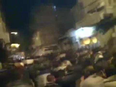 فري برس ريف دمشق زملكا مظاهرة مسائية حاشدة 18 12 2011 ج4