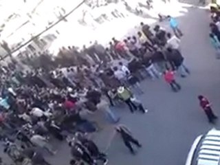 فري برس   مظاهرة أحرار مضايا يوم الاثنين 19 12 2011‎