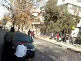 فري برس   دمشق كورنيش الميدان إطلاق الرصاص الحي على المتظاهرين 19 12 2011‎