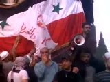 فري برس   كلمة نجاتي طيارة من ساحة الاعتصام حمص 18 4 2011