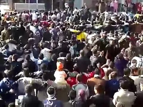 فري برس مظاهرة طيبة الإمام الإثنين 19 12 2011 ج2