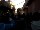 فري برس   دمشق حي القابون الاثنين نصرة للمدن المحاصرة 19 12 2011