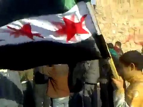 فري برس مظاهرة طلابية في الأتارب بريف حلب 20 12 2011