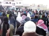 فري برس   إدلب معرة النعمان مظاهرة حاشدة   إضراب الكرامة 20 12 2011