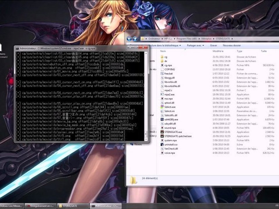 Tuto Steins;Gate patch Anglais