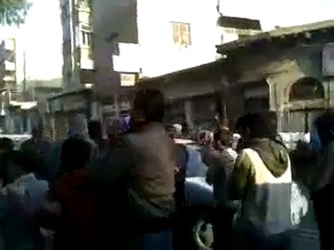 فري برس دمشق حي القابون الأربعاء استمرار في الإضراب 21 12 2011 ج2