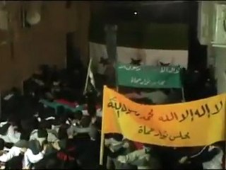 فري برس   حماة مسائية أبطال الفراية على انغام سكابا 22 12 2011