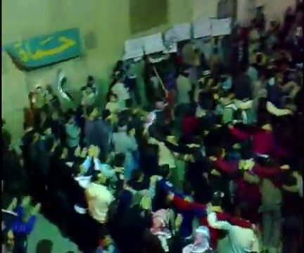 حماه - حي الحميدية - مسائية -اين المعتقلين 23-12-2011