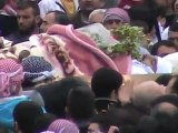 فري برس   مدينة ادلب  مقطع رااائع لزفاف الشهيد عمار شحود البطل 23 12 2011