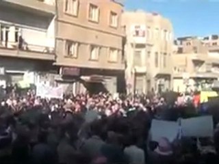 فري برس   مظاهرة يبرود جمعة بروتوكول الموت 23 12 2011