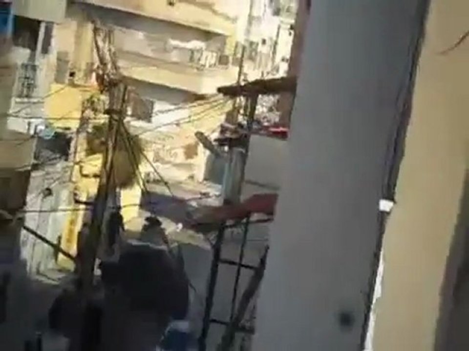 فري برس   ريف دمشق حماه   الصابونية   اقتحام عصابات الأسد للحي جمعة بروتوكولات الموت 23 12 2011