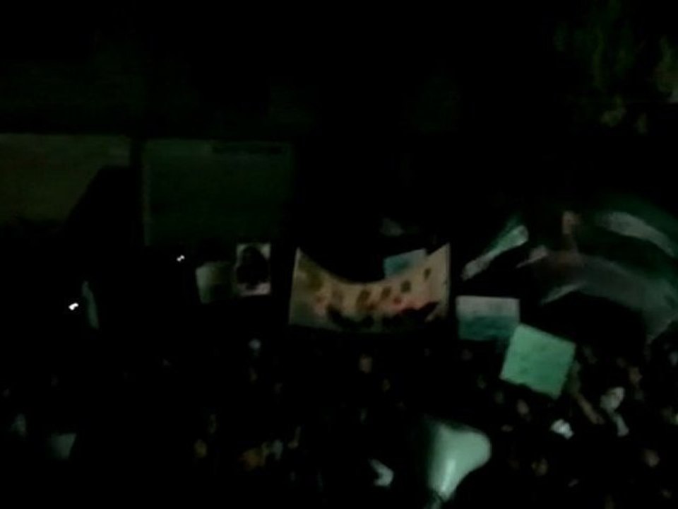 فري برس   ريف دمشق عربين مظاهرة حاشدة و رائعة جدا في مسائية جمعة بروتوكول الموت 23 12 2011