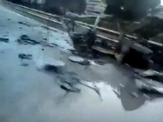 فري برس   السيارة المفخخة التي فجرت في حماة بتاريخ 24 12 2011