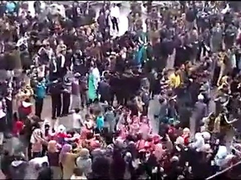 فري برس حماه طيبة الامام مظاهرة رائعة لاحرار الطيبة 25 12 2011