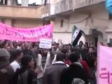 فري برس   حمص تلبيسة مظاهرة رائعة ماريدوا ماريدوا بشار الاسد ماريدوا 25 12 2011