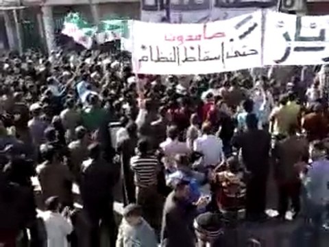فري برس حماة كرناز مظاهرة صباحية حاشدة 26 12 2011