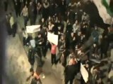 فري برس   مظاهرة حماة طريق حلب نصرة لبابا عمرو 26 12 2011