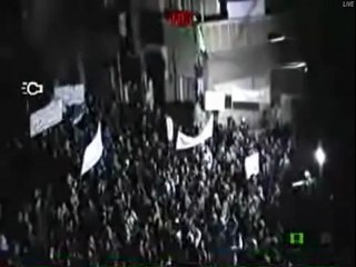 فري برس   دمشق حي برزة مسائية رائعة مع أداء القسم 26 12 2011
