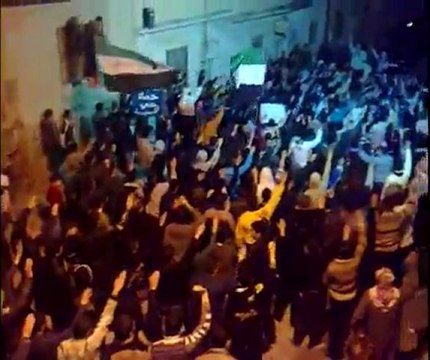 حماه - حي الحميدية - مسائية - المراقبين لحماية الاسد...