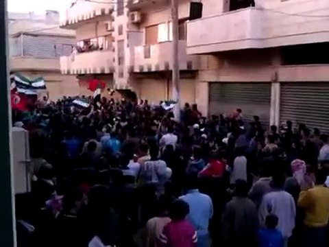 فري برس حمص الشماس بعد صلاة العصر 27 12 2011