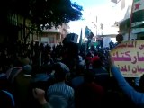 فري برس   حمص كرم الشامي مظاهرة حااشدة في يوم وصول اللجنة العربية والأحرار يتوجهون إلى حي الميدان ومنها إلى ساحة الحرية 27 12 2011