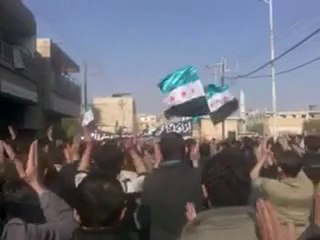فري برس   الغوطة الشرقية   سقبا   مظاهرة 27 12 2011