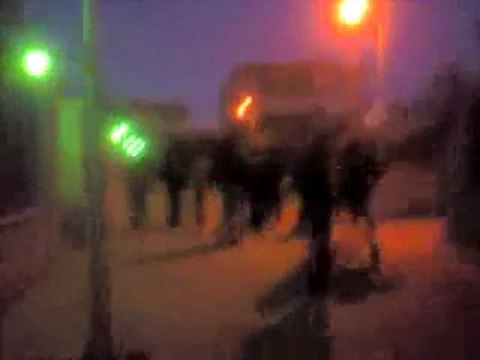 فري برس ‏ حلب الزهراء مظاهرة مسائية نصرة لريف حلب 28 12 2011