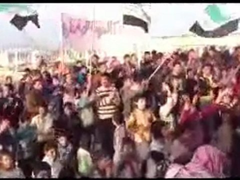 فري برس ‏ حماة كفرزيتا مظاهرة لثوار المدينة 28 12 2011
