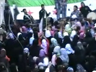 فري برس   احرار وحرائر وادي العرب يشكرون الاعلام الحر 28 12 2011
