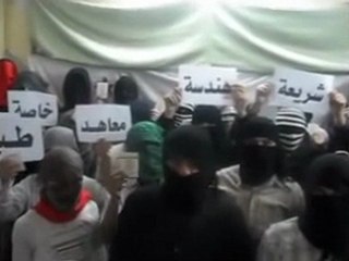 فري برس   دمشق هاااااام بيان طلاب جامعة دمشق 28 12 2011