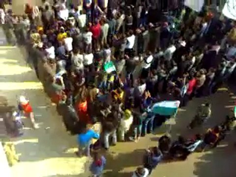 فري برس حماه مظاهرة ابطال اللطامنة 29 12 2011