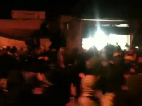 فري برس مظاهرة مسائية نصرة للمناطق المحاصرة دمشق جوبر 29 12 2011