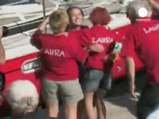 La adolescente Laura Dekker completa su polémica vuelta...