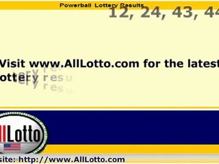 Powerball Lottery Drawing Results for January 21, 2012