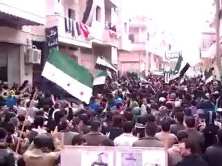 فري برس   حمص  الشماس جمعة الزحف لساحات الحرية 30 12 2011