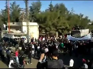 فري برس   حلب   كوباني   جمعة الزحف إلى ساحات الحرية 30 12 2011 ج1