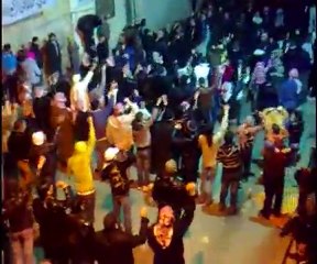 حماه - حي الحميدية - مسائية -لافته عصابات الاسد تحاصر...