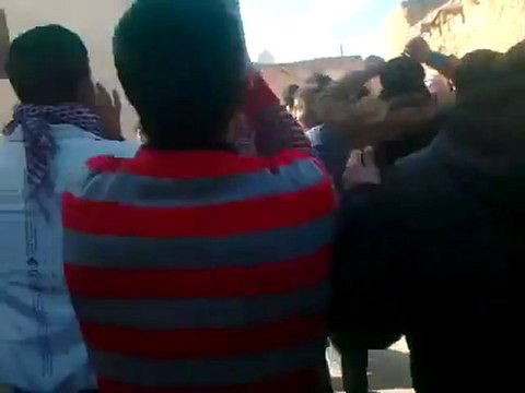 فري برس حلب الباب مظاهرة جمعة الزحف إلى ساحات الحرية 30 12 2011