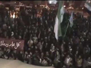 فري برس   مدينة ادلب مسائية 31 12  2011