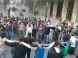 فري برس   معضمية الشام مظاهراة أحرار المدينة لإستنكار عمليات الخطف التي قام بها شبيحة الأسد 31 12 2011 ج1