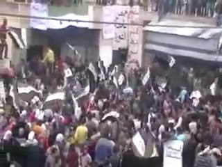 فري برس   حمص الغنطو   مظاهرة حاشدة الأحد 1 1 2012