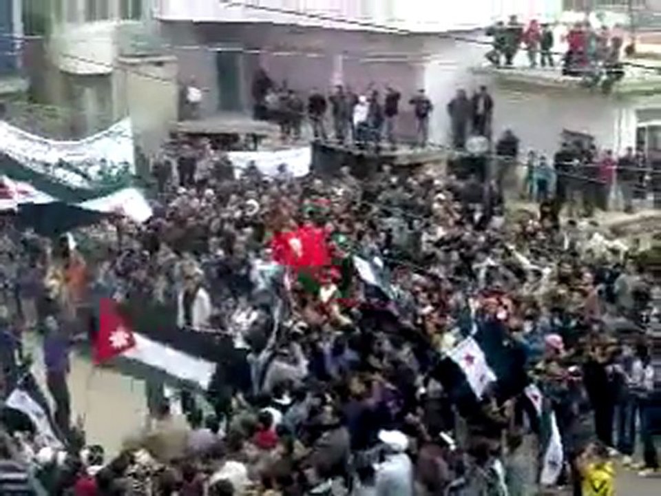 فري برس   حوران بلدة نمر مظاهرة حاشدة بعد ظهر 1 1 2012