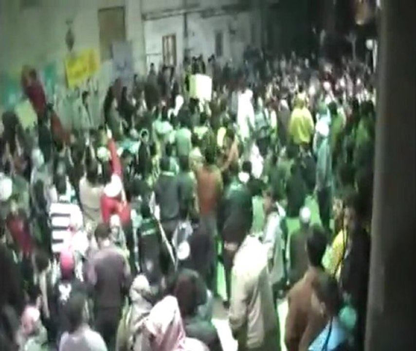 حماه - حي الحميدية - مسائية - برهان غليون مطالب العرعور...