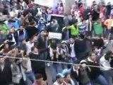 فري برس   حمص القصير شيعوا الشهيد والشهيد لينا 2 1 2012