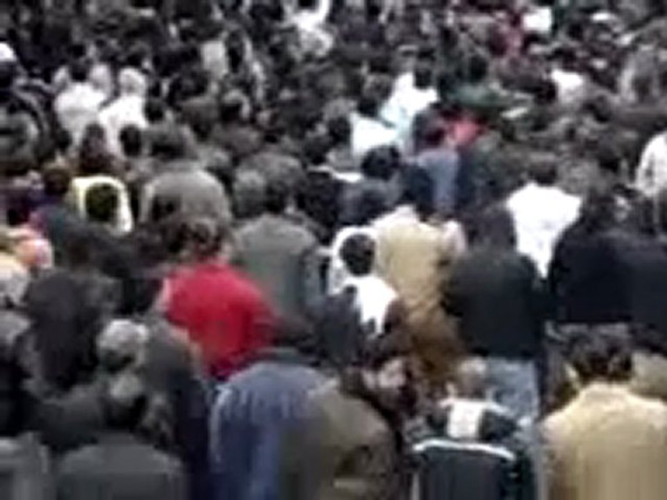 فري برس   ريف دمشق داريا جانب أخر من تجمع الألاف في شارع الثورة 2 1 2012